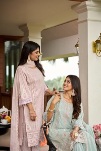 Ropa y accesorios Traje paquistaní listo para usar regularmente Traje de algodón de lujo Salwar Kameez de proveedor indio - Product Image 3