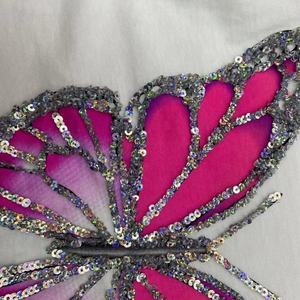 Bướm vá sequin vá chất lượng cao Hàng may mặc các bản vá lỗi cho thiết kế thời trang - Product Image 5