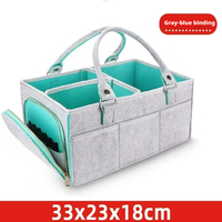Sac de rangement pour couches de bébé en feutre pour maman, avec cloison amovible, sac fourre-tout fonctionnel pour le rangement à domicile, logo personnalisé
