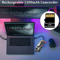 Mini Cámara de Seguridad Deportiva de Bolsillo L9WIFI con Pantalla, Grabación en Bucle, Compatible con Grabación de Video, Gadget para Vlogging y Seguridad Personal