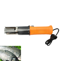 Épluche-peau de poisson semi-automatique rechargeable avec engrenage central résistant à l'eau pour la transformation alimentaire