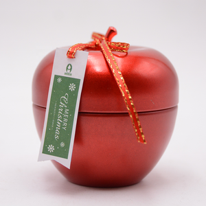 Velas perfumadas de lujo con logotipo personalizado, sin marca, superventas, decoración del hogar, fruta, forma de manzana roja, Otoño y Navidad - Product Image 2
