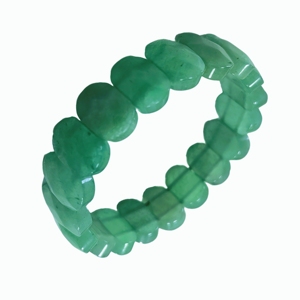 Bracelet de guérison en aventurine verte, bijoux en pierres naturelles pour l'équilibre énergétique, le bien-être spirituel et le soulagement de l'anxiété - Product Image 5