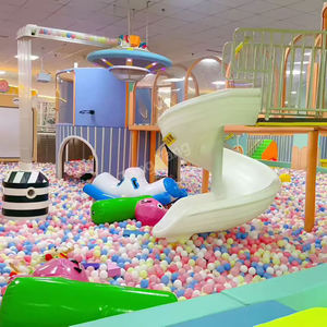 Une aire de jeux intérieure sur le thème de la science-fiction conçue sur mesure pour les enfants, un grand <span class=keywords><strong>centre</strong></span> de jeux équipé de toboggans et de piscines à balles - Product Image 4