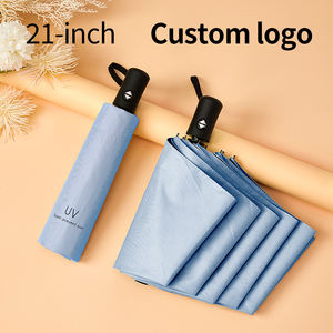 Großhandel: Personalisierter, bedruckter 3-fach faltbarer Automatik-UV-Sonnenschirm, windresistent, Regenschirm, Werbeartikel - Product Image 5