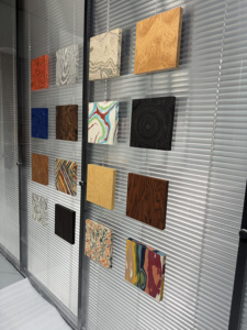 Peintures décoratives et panneaux muraux haut de gamme JIUBO, placage en <span class=keywords><strong>bois</strong></span> d'ingénierie pour application hôtelière, placages en contreplaqué - Product Image 3