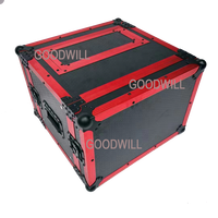Boîtier de transport professionnel en aluminium Goodcase 8U pour microphones avec tiroir 2U