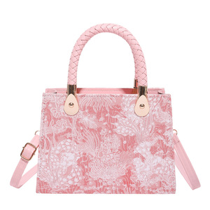 Nuova Borsa a Tracolla da Donna in Stile Cinese di Alta Qualità, Nuova Borsa Estiva di Nicchia in Stile Antico, Piccola Borsa Quadrata con Cerniera in PU - Product Image 5
