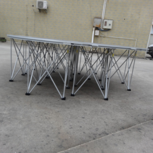 Used wooden portable staging hotel events mobile stage - Product Image 3