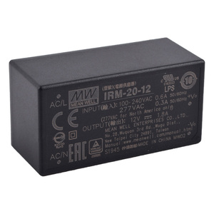 Nouveaux accessoires série Irm-20, module d'alimentation réglable à cadre ouvert, monté sur carte PCB, vert, 12v, 15v, 24v, Irm-20-12, nouveau, original - Product Image 1