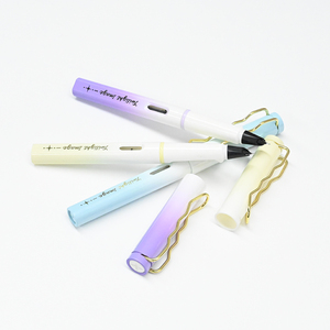 Lot de 12 stylos plumes rechargeables avec cartouche amovible de conception de poignée de correction pour l'écriture scolaire pour les étudiants - Product Image 3