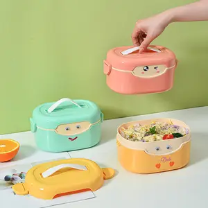 MAIMAI Alta Qualidade Sanduíche Bento Box Food Grade Louça PP Student Lunch Box Cute Cartoon Portátil Lunch Box para crianças