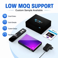 Boîtier TV Android H96Max M9 4K avec télécommande vocale, Bluetooth, double Wi-Fi, fonction de mise en miroir d'écran, lecteur multimédia domestique
