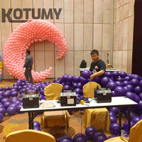 Pompe à ballons électrique 220V 110V avec fonction mémoire, souffleur d'air à double buse pour arche de ballons de fête, colonne de ballons
