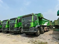 Camions bennes lourds Diesel 8x4 Euro 5, direction à gauche, haute puissance, capacité 41-50t, conçus pour les conditions routières complexes