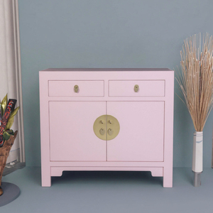 ตู้เก็บของห้องนั่งเล่นไม้เนื้อแข็งสีขาวทันสมัย พร้อมดีไซน์ปรับระดับได้ด้วยสแตนเลส 2 ลิ้นชัก 2 ชั้นวางของ และรับประกัน 1 ปี - Product Image 3