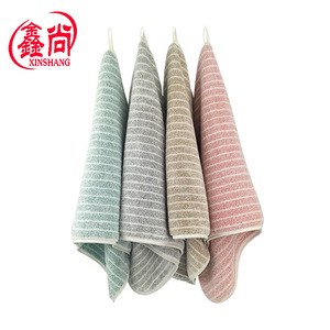 Toalla Facial de Felpa Coral con Rayas Verticales Xinshang, 35x75cm, Gruesa, para Uso en Hoteles y Hogares - Product Image 5