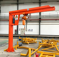Nouvelle grue à flèche magnétique, équipement de levage en cantilever pour la manutention des métaux, prix abordable, facile à utiliser, rotation à 360 degrés