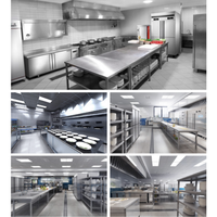 Solution tout-en-un pour les hôtels et les restaurants, équipement de cuisine en acier inoxydable pour hôtels, équipement de cuisine commercial pour restaurants