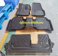 Tapis de sol de voiture 3D TPE antidérapants de haute qualité, ensemble complet, tapis de coffre pour Skoda Kodiaq (7 places) 2017-2025, tapis de coffre double couche