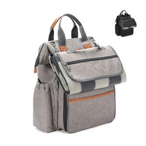 Viaje al aire libre portátil plegable de gran capacidad multifuncional mamá bebé pañal <span class=keywords><strong>cama</strong></span> mochila bolsa de aislamiento bolsa de refrigeración - Product Image 1
