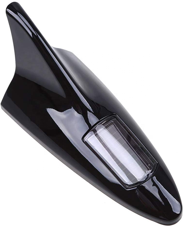 Автомобильная светодиодная антенна на солнечной батарее в форме Акулий плавник