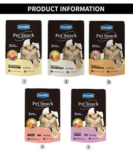 Pollo Cranberry Krill Cat Treat Pouch Soporte para el tracto urinario Rico <span class=keywords><strong>en</strong></span> antioxidantes Taurina High Protein Cat Snack Pouch - Product Image 3