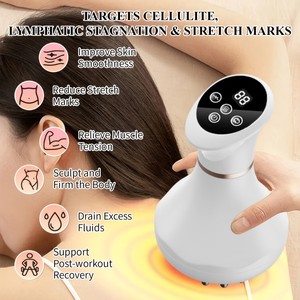 Brosse de massage intelligente pour méridiens, 9 niveaux de vibration réglables, recharge USB, outil de grattage pour le dos, la taille et l'abdomen - Product Image 3
