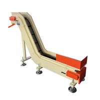 Convoyeur à plaques en acier inoxydable à vitesse réglable pour copeaux métalliques, équipement de décapage pour machines-outils CNC, neuf