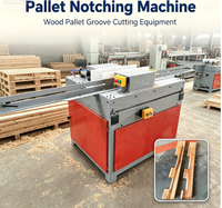 Machine à rainurer les palettes en bois à haute capacité, 600 à 800 pièces par heure