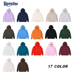Hochwertige Winter-Freizeitkleidung mit individuellem Logo <span class=keywords><strong>Pullover</strong></span>-Hoodie-Set Trainingsanzüge 350GSM Baumwollfleece Übergroße Unisex-Herren-Hoodies - Product Image 3