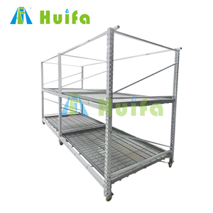 Tables de <span class=keywords><strong>marée</strong></span> mobiles de lit de semence d'équipement de serre hydroponique de système de HUIFA pour le jardin - Product Image 2