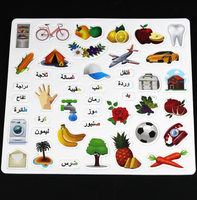 Tablet Magnet Arab, Mainan Huruf Magnetis Arab