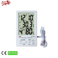 Thermomètre hygromètre multifonctionnel KT905, commutation automatique entre la température intérieure/extérieure/heure/date en 5 secondes