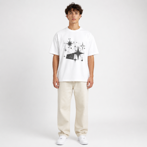 Fabricant de t-shirts en coton 100% sur mesure, design OEM, t-shirts graphiques surdimensionnés, t-shirts courts et carrés, impression sérigraphique de haute qualité, t-shirts pour hommes - Product Image 1