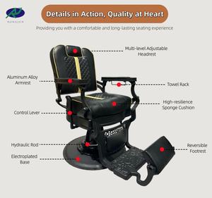 Grande pompa idraulica regolabile reclinabile sedia da barbiere sollevamento personalizzato parrucchiere sedia da barbiere <span class=keywords><strong>per</strong></span> gli uomini - Product Image 5