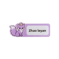 Badge personnalisé de marque célèbre pour la maternelle, motif dessin animé, épinglette de classe, cadeau promotionnel professionnel