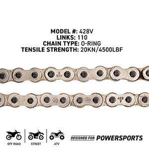 <span class=keywords><strong>Cadena</strong></span> de Motocicleta Reforzada Premium 420 428H para 125CC GN125 CG125 <span class=keywords><strong>AX100</strong></span> CD70, Accesorios de <span class=keywords><strong>Cadena</strong></span> de Transmisión para Motocicleta, Venta al Por Mayor - Product Image 3