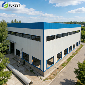 Estructura de Acero Industrial Resistente y Confiable para Centros Logísticos, Almacenes, Talleres, Escuelas y Centros Comerciales, con Gran Vano y Sistema de Celosías - Product Image 1