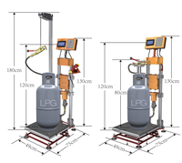 Balance de remplissage automatique de bouteilles de GPL Xiangkang pour usage chimique, haute précision, sans fil 4G/WIFI, prévention de la surcharge
