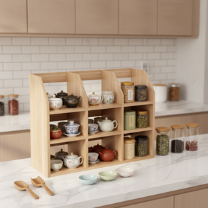 Estante de Almacenamiento de Madera para <span class=keywords><strong>Cocina</strong></span>, Sala de Estar y Dormitorio, de Gran Capacidad, para Niños, <span class=keywords><strong>Mesa</strong></span> de Dormitorio, Estantería Abierta - Product Image 1