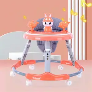 NEW-Certified New Seat spins Multifunction rolling baby walker baby jumper with music and toys for wholesale