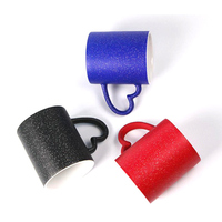Fabricant en gros tasse à café en céramique scintillante à changement de couleur de haute qualité tasse à blanc de sublimation de 11 oz pour impression par sublimation