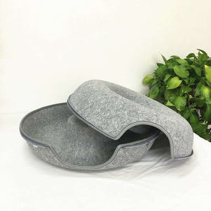 Lit de chat Maison Grotte Doux Chaton Sac de Couchage Feutre Oeuf Étagère Banc Perche Nid Kedi Evi Canapé Petit <span class=keywords><strong>Chien</strong></span> chiot Animal De Compagnie Produit - Product Image 2