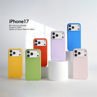 Étui de téléphone en silicone liquide électro-plaqué OEM pour 17 Pro Max 12 13 14 15 16 17 Air Coques arrière