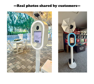 Photobooth portable <span class=keywords><strong>en</strong></span> aluminium Easy Move, design compact, ventilateur de refroidissement intégré et trous de fixation pour flash externe, compatible iPad. - Product Image 5