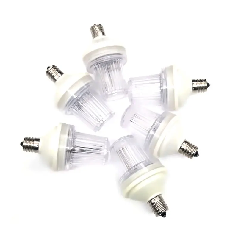 LED flaş ile E17 C9 açık LED ampuller Xenon Strobe lamba