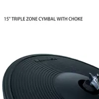 Citroen Cimbaal 15 "Triple Zone Ride Bekken Voor Elektronische Drum