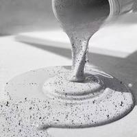 Revêtement de sol en époxy imperméable effet granit marbre, peinture auto-nivelante, sable coloré liquide pour sols en béton