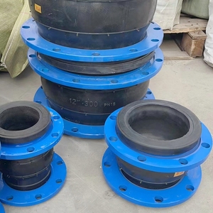Joint d'expansion de soufflet en caoutchouc de type union, bride <span class=keywords><strong>flexible</strong></span> <span class=keywords><strong>DN100</strong></span> soufflet PN16 - Product Image 4